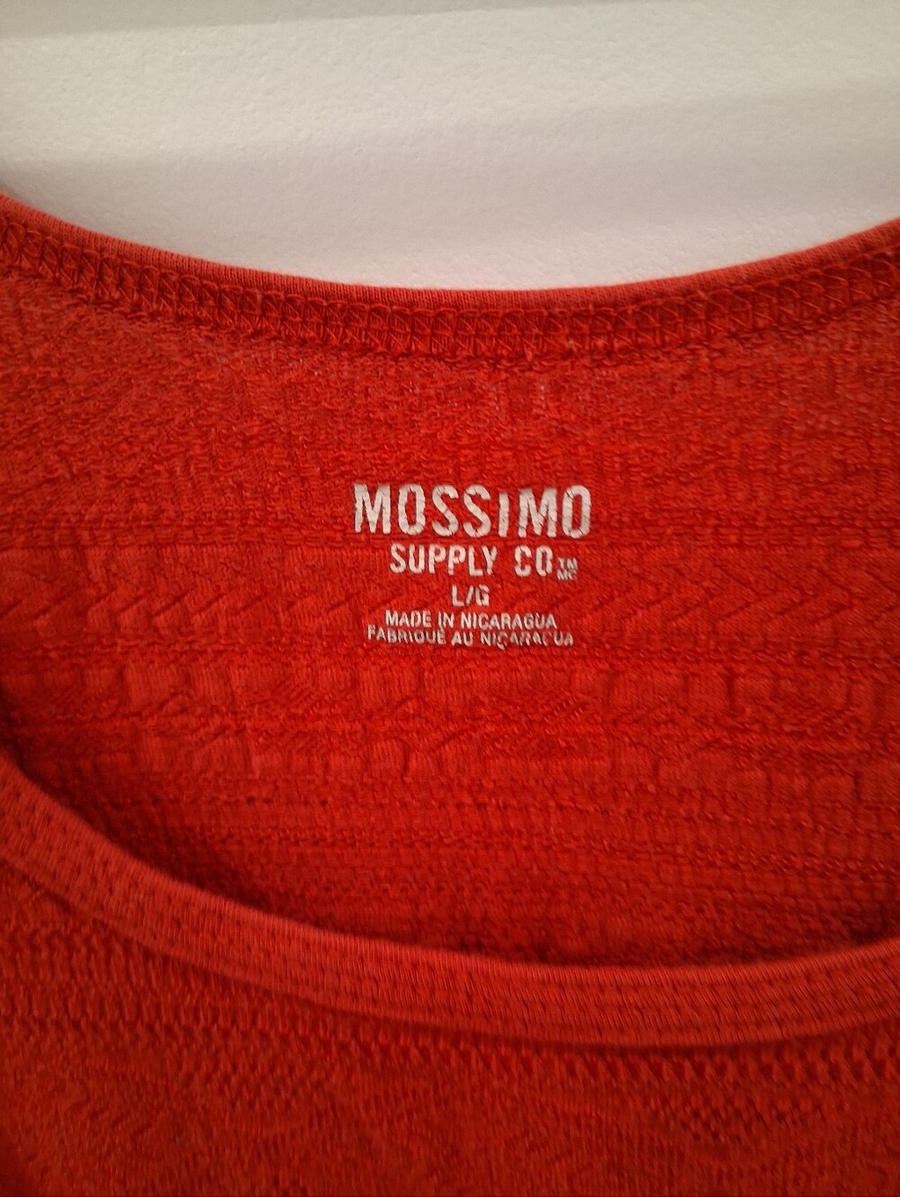 Mossimo Supply Co. Red Scoop Neck Tank - Picture 2 of 3